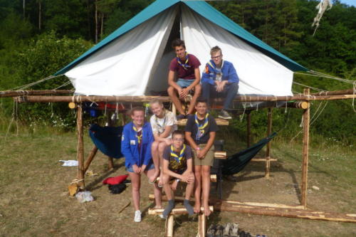 Camp Scout 2017 à Mazée
